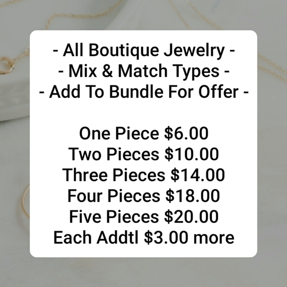 Boutique Jewelry Bundle - Mix and Match - Picture 1 of 1